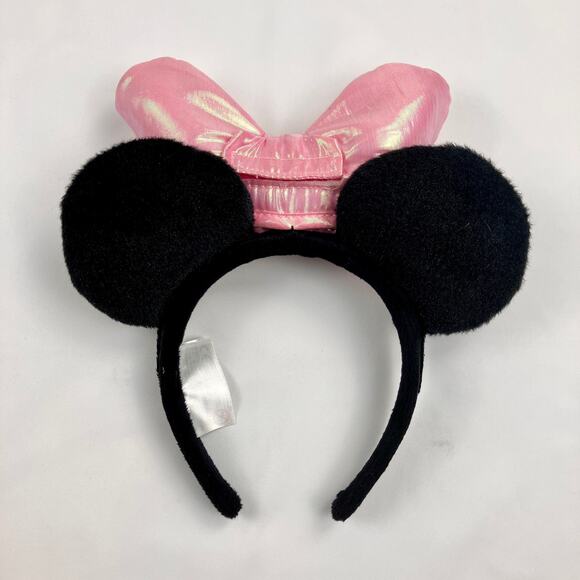 Disney Parks Womens Pink Bow Light Up Minnie Mouse Ears Headband - Picture 2 of 8